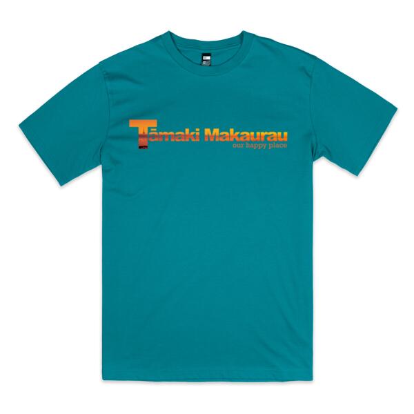 Tāmaki Makaurau Sunrise - Mens Crew Neck Tee Thumbnail