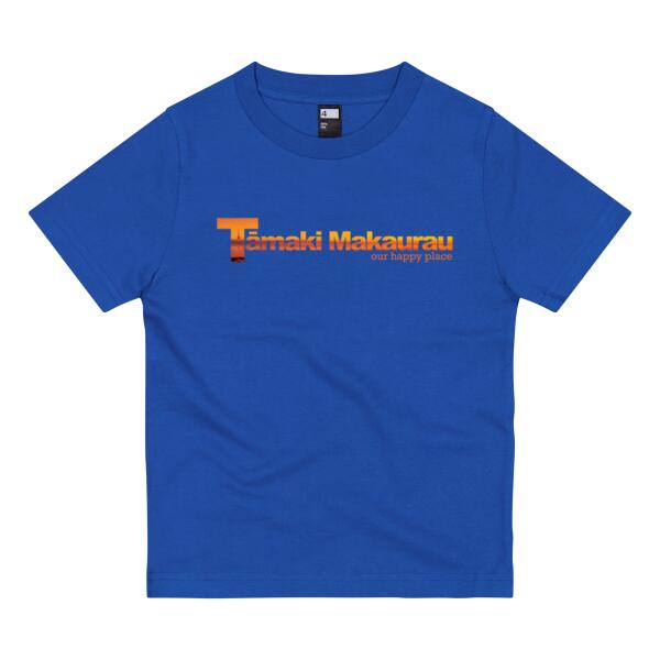 Tāmaki Makaurau Sunrise - Kids Crew Neck Tee Thumbnail