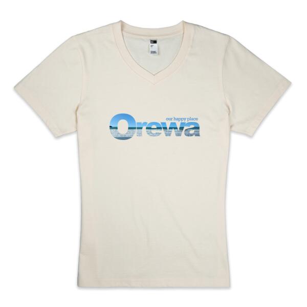 Orewa - Womens V Neck Tee Thumbnail