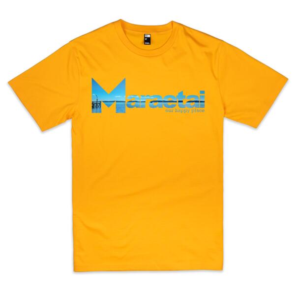 Maraetai Jetty - Mens Crew Neck Tee Thumbnail