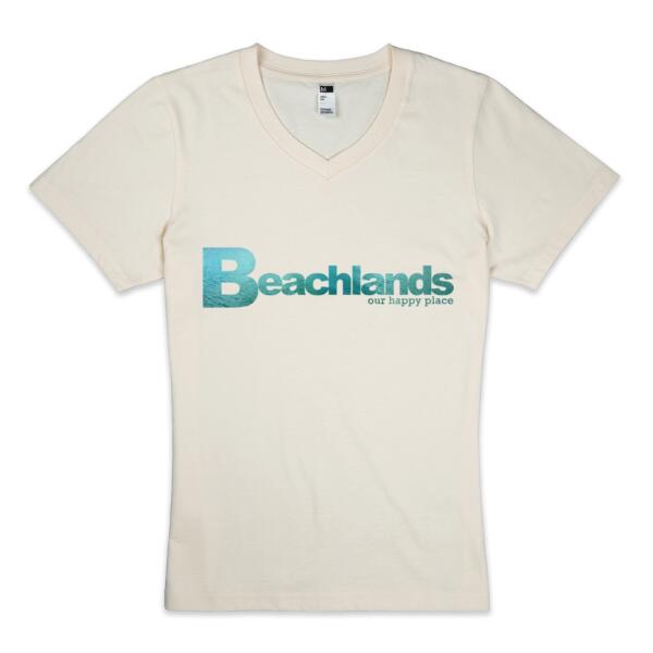 Beachlands - Womens V Neck Tee Thumbnail