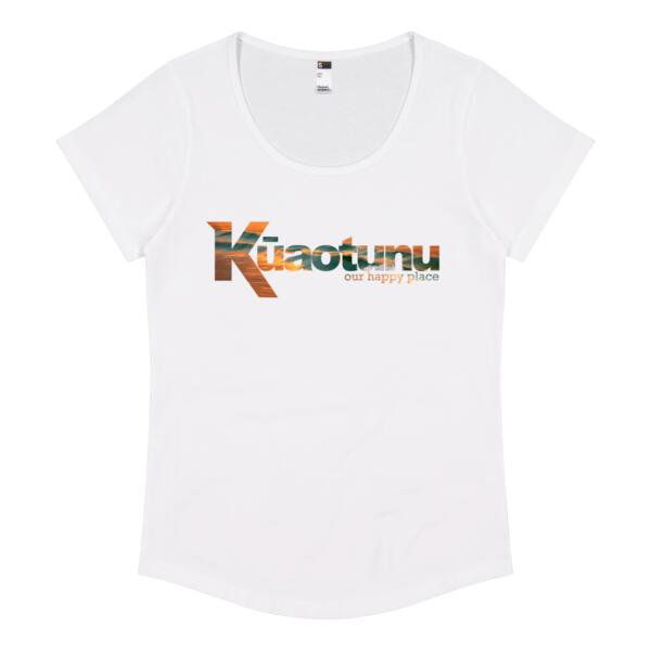 Kūaotunu Sunrise - Womens Scoop Neck Tee Thumbnail
