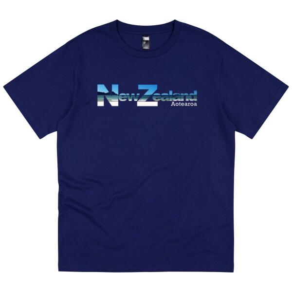 New Zealand Beach - Mens Crew Neck Tee Thumbnail
