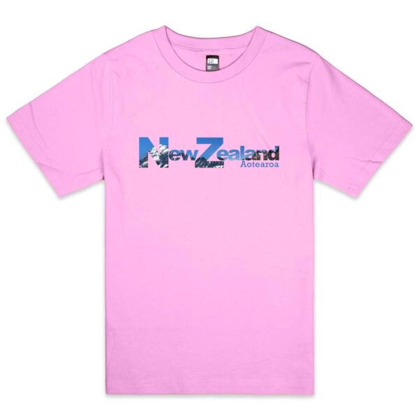 New Zealand Mountain - Youth Crew Neck Tee Thumbnail
