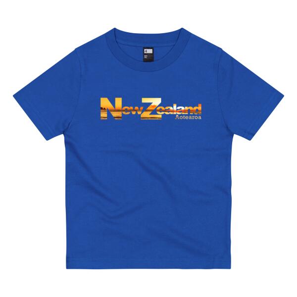 New Zealand Sunset - Kids Crew Neck Tee Thumbnail