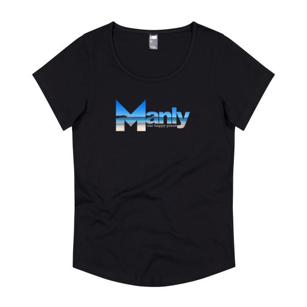 Manly - Womens Scoop Neck Tee Thumbnail