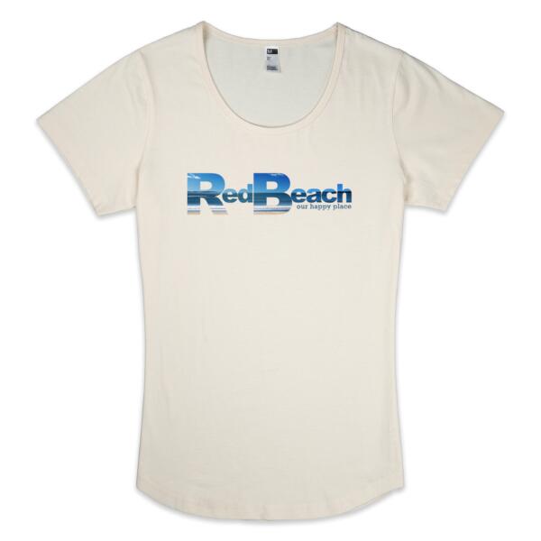 Red Beach - Womens Scoop Neck Tee Thumbnail