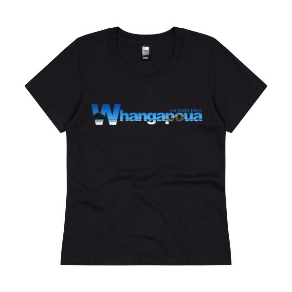 Whangapoua - Womens V Neck Tee Thumbnail